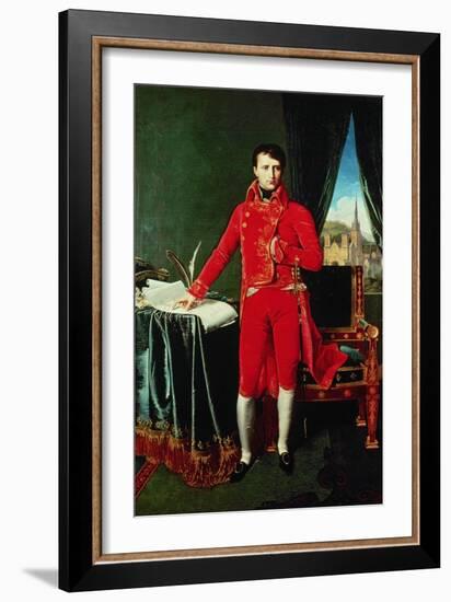 Napoleon I Bonaparte (1769-1821)-Jean-Auguste-Dominique Ingres-Framed Giclee Print