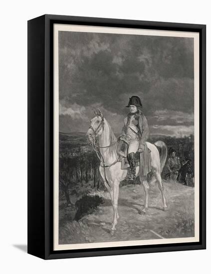 Napoleon I in 1814-J.l. Meissonier-Framed Stretched Canvas