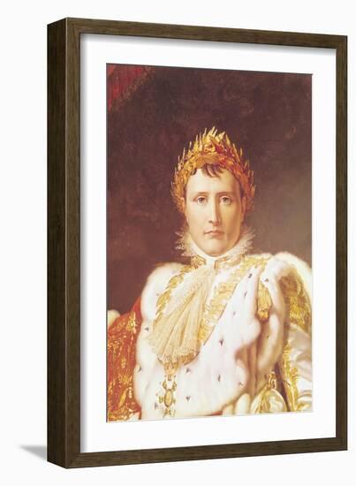 Napoleon I in Coronation Robes, circa 1804-Francois Gerard-Framed Giclee Print