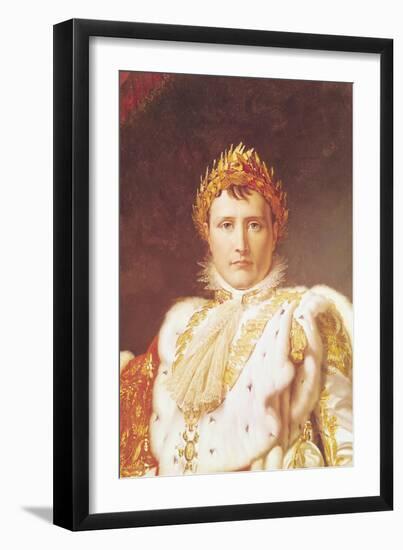 Napoleon I in Coronation Robes, circa 1804-Francois Gerard-Framed Giclee Print