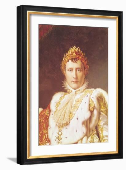 Napoleon I in Coronation Robes, circa 1804-Francois Gerard-Framed Giclee Print