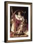 Napoleon I on His Imperial Throne-Jean-Auguste-Dominique Ingres-Framed Art Print