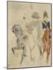 Napoléon Ier à cheval-Henri de Toulouse-Lautrec-Mounted Giclee Print