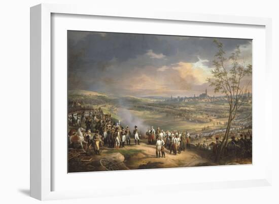 Napoléon Ier recevant la capitulation du général Mack-Charles Thevenin-Framed Giclee Print