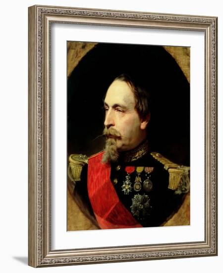 Napoleon III (1808-73) 1868-Adolphe Yvon-Framed Giclee Print