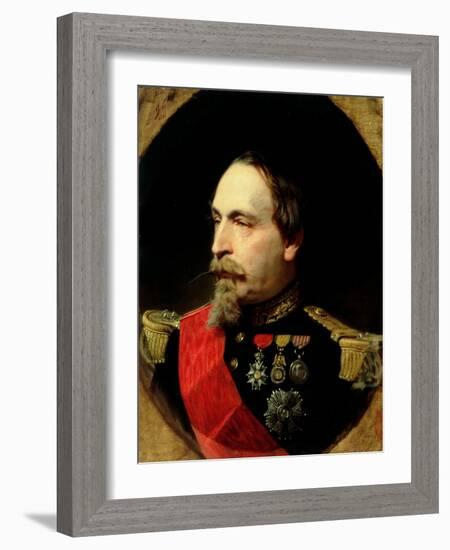 Napoleon III (1808-73) 1868-Adolphe Yvon-Framed Giclee Print