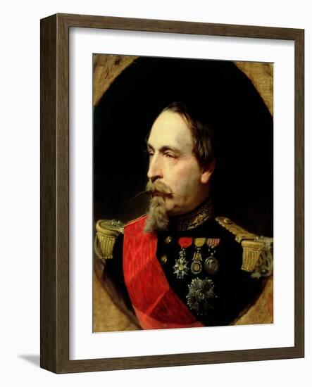 Napoleon III (1808-73) 1868-Adolphe Yvon-Framed Giclee Print