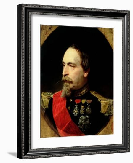 Napoleon III (1808-73) 1868-Adolphe Yvon-Framed Giclee Print