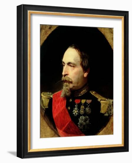 Napoleon III (1808-73) 1868-Adolphe Yvon-Framed Giclee Print