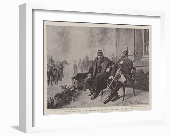 Napoleon III and Bismarck on the Morning after Sedan-Wilhelm Camphausen-Framed Giclee Print