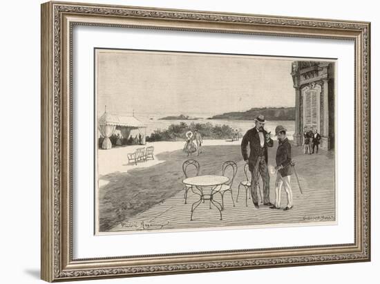 Napoleon III and Bismarck-Frederic Reganey-Framed Art Print