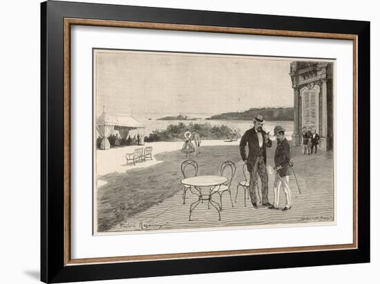 Napoleon III and Bismarck-Frederic Reganey-Framed Art Print