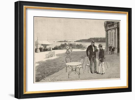 Napoleon III and Bismarck-Frederic Reganey-Framed Art Print