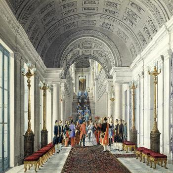Napoleon III and Empress Eugenie at Tuileries Palace, Second Empire,  France' Giclee Print