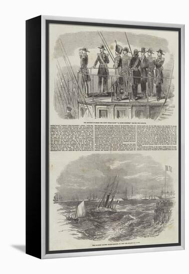Napoleon III at Calais-null-Framed Premier Image Canvas