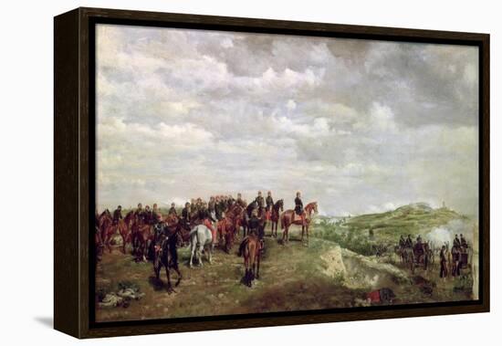 Napoleon III at the Battle of Solferino in 1859, 1863-Jean-Louis Ernest Meissonier-Framed Premier Image Canvas