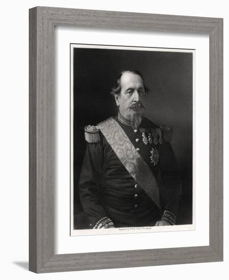 Napoleon III, Emperor of France, 19th Century-W Holl-Framed Giclee Print