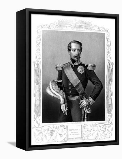 Napoleon III, Emperor of France, Mid 1850S-null-Framed Premier Image Canvas