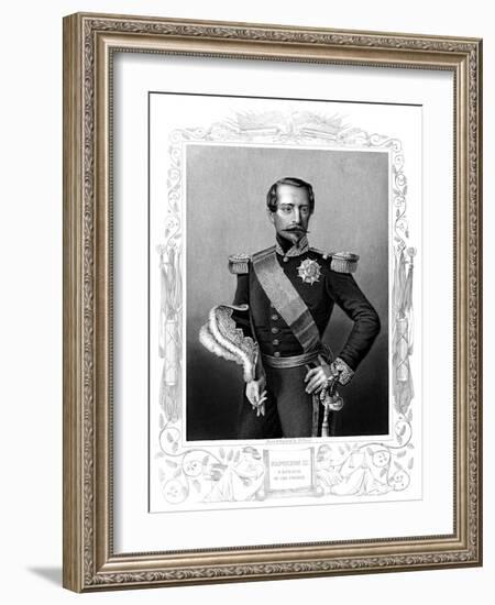 Napoleon III, Emperor of France, Mid 1850S-null-Framed Giclee Print