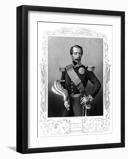 Napoleon III, Emperor of France, Mid 1850S-null-Framed Giclee Print