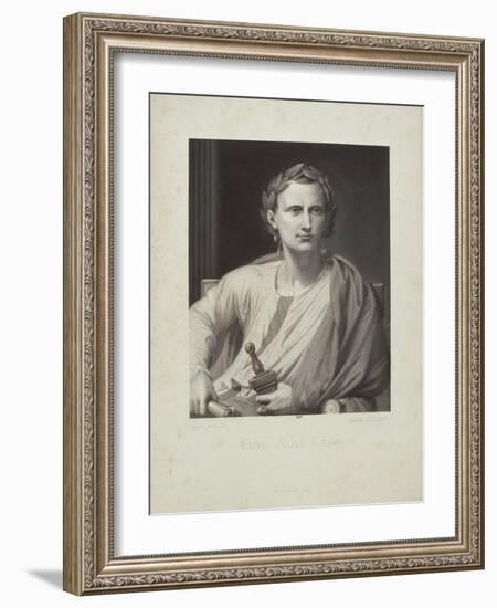 Napoléon III, "Histoire de Jules César", ouvrage en 2 tomes.-null-Framed Giclee Print