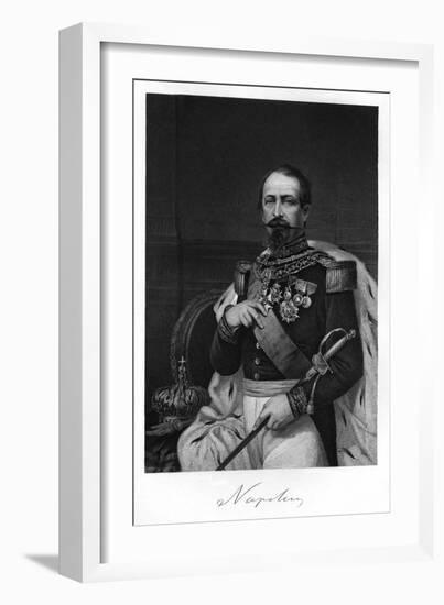 Napoleon III-Alonzo Chappel-Framed Art Print