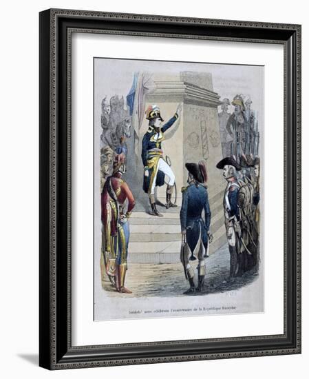 Napoleon in Egypt, 1847-Jean Adolphe Beauce-Framed Giclee Print