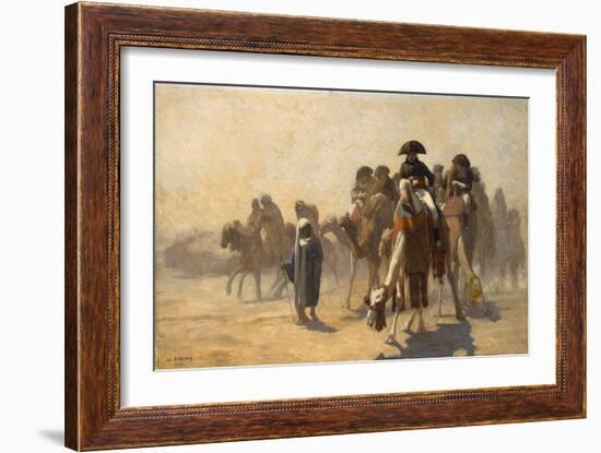 Napoleon in Egypt, 1863-Jean-Leon Gerome-Framed Giclee Print