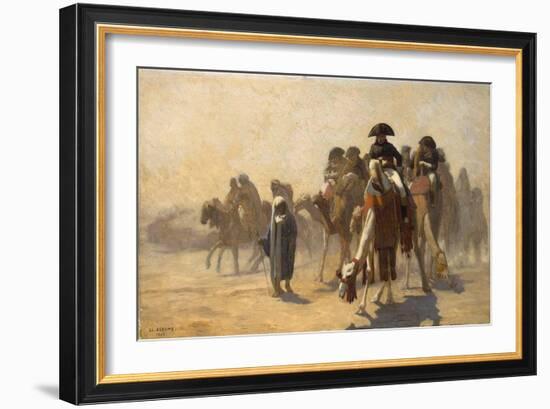 Napoleon in Egypt, 1863-Jean-Leon Gerome-Framed Giclee Print