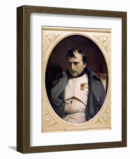 Napoleon in Fountainebleau-Paul Delaroche-Framed Giclee Print