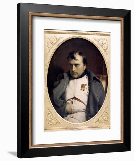 Napoleon in Fountainebleau-Paul Delaroche-Framed Giclee Print