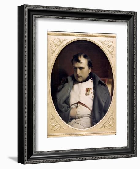 Napoleon in Fountainebleau-Paul Delaroche-Framed Giclee Print