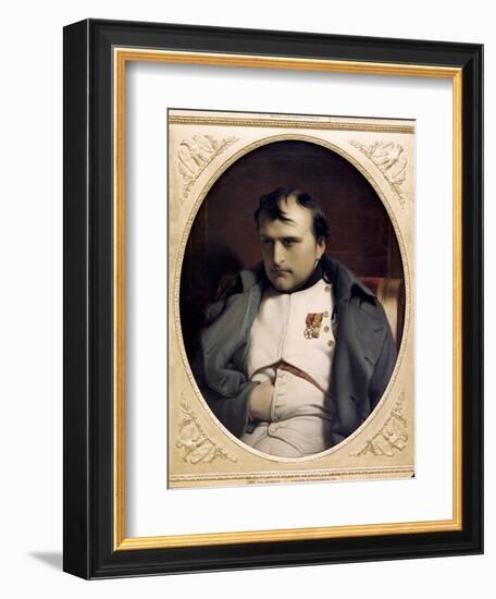 Napoleon in Fountainebleau-Paul Delaroche-Framed Giclee Print