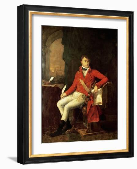 Napoleon in the Uniform of the First Consul, 1799-Francois-xavier Fabre-Framed Giclee Print