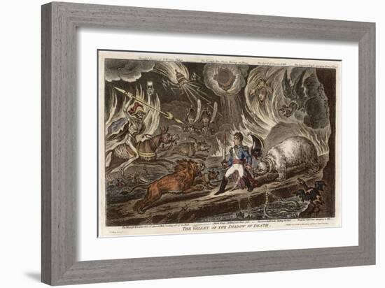 Napoleon May Have Tamed the Russian Bear-James Gillray-Framed Art Print