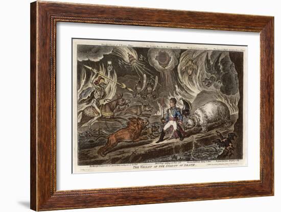 Napoleon May Have Tamed the Russian Bear-James Gillray-Framed Art Print