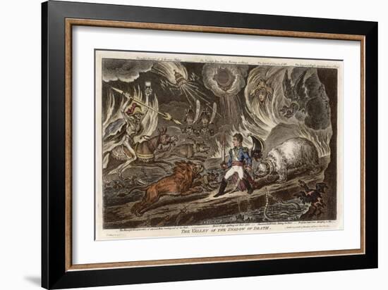 Napoleon May Have Tamed the Russian Bear-James Gillray-Framed Art Print