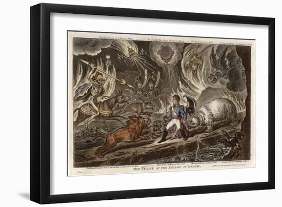 Napoleon May Have Tamed the Russian Bear-James Gillray-Framed Art Print