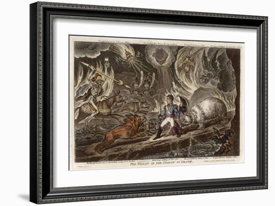 Napoleon May Have Tamed the Russian Bear-James Gillray-Framed Art Print