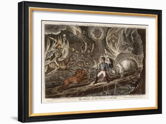 Napoleon May Have Tamed the Russian Bear-James Gillray-Framed Art Print