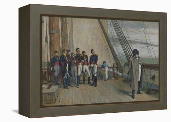 'Napoleon on Board H.M.S. Bellerophon, July, 1815', (1896)-Unknown-Framed Premier Image Canvas