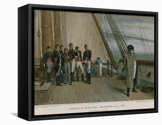 Napoleon on Board HMS Bellerophon-William Quiller Orchardson-Framed Premier Image Canvas