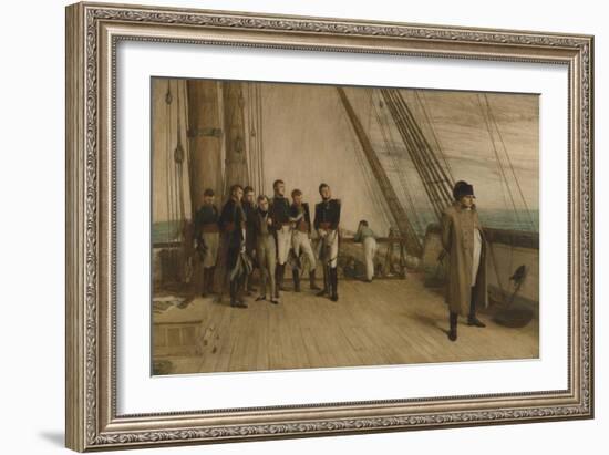 Napoleon on Board the Bellerophon-William Quiller Orchardson-Framed Giclee Print