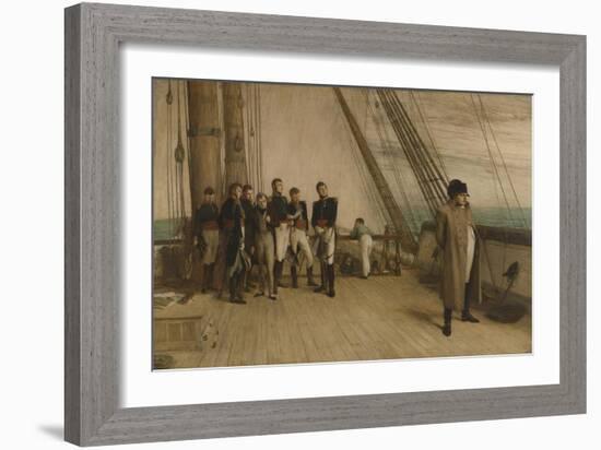 Napoleon on Board the Bellerophon-William Quiller Orchardson-Framed Giclee Print