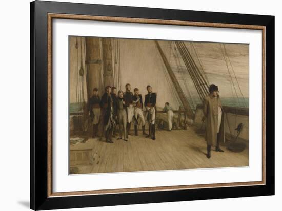 Napoleon on Board the Bellerophon-William Quiller Orchardson-Framed Giclee Print