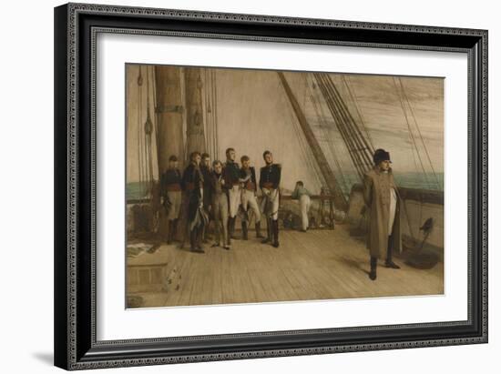 Napoleon on Board the Bellerophon-William Quiller Orchardson-Framed Giclee Print