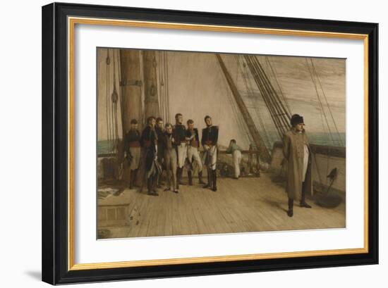 Napoleon on Board the Bellerophon-William Quiller Orchardson-Framed Giclee Print