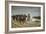 Napoleon on Campaign Followed by Marshals Ney and Berthier, Generals Drouot, Gourgaud and Flahaut-Ernest Meissonier-Framed Giclee Print