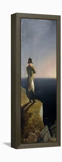 Napoleon on Elba Musing at St. Helena, C.1844 (Oil on Canvas)-Benjamin Robert Haydon-Framed Premier Image Canvas