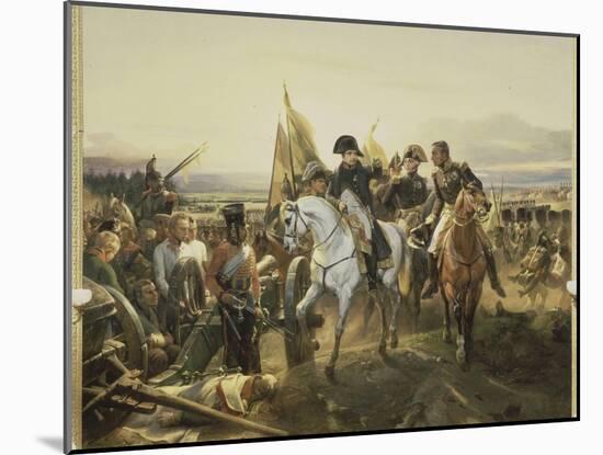 Napoleon on the Battlefield Friedland, June 14, 1807-Horace Vernet-Mounted Giclee Print